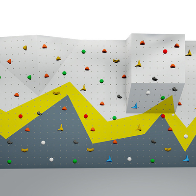 Η εσωτερική διάφορη αναρρίχηση τοίχων αναρρίχησης βράχου Bouldering ενήλικη ισχύει για το αθλητικό κέντρο