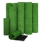 SGS σκούρο πράσινο τεχνητό 4*25m πατωμάτων χλόης υψηλής πυκνότητας πράσινο PE PP χαλιών